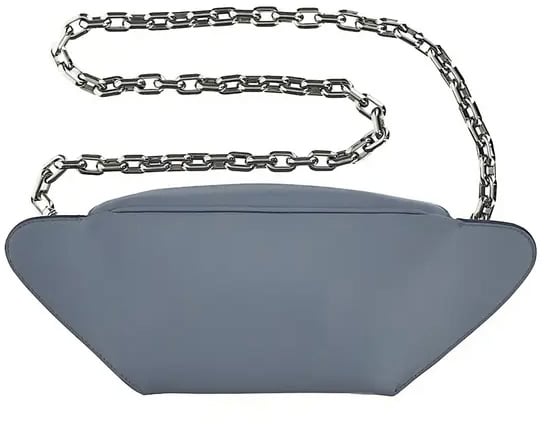 Alexander McQueen logo-embossed leather belt bag Grijs