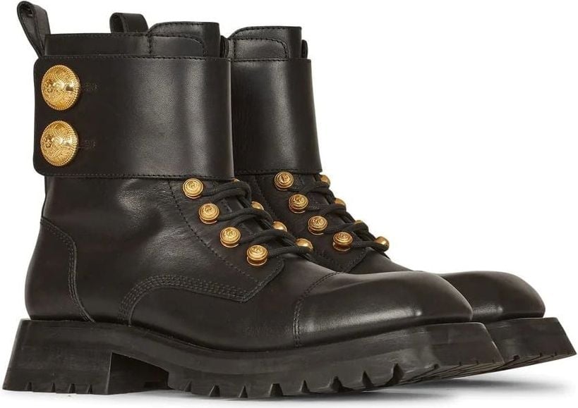 Balmain Ranger Army ankle boots Zwart