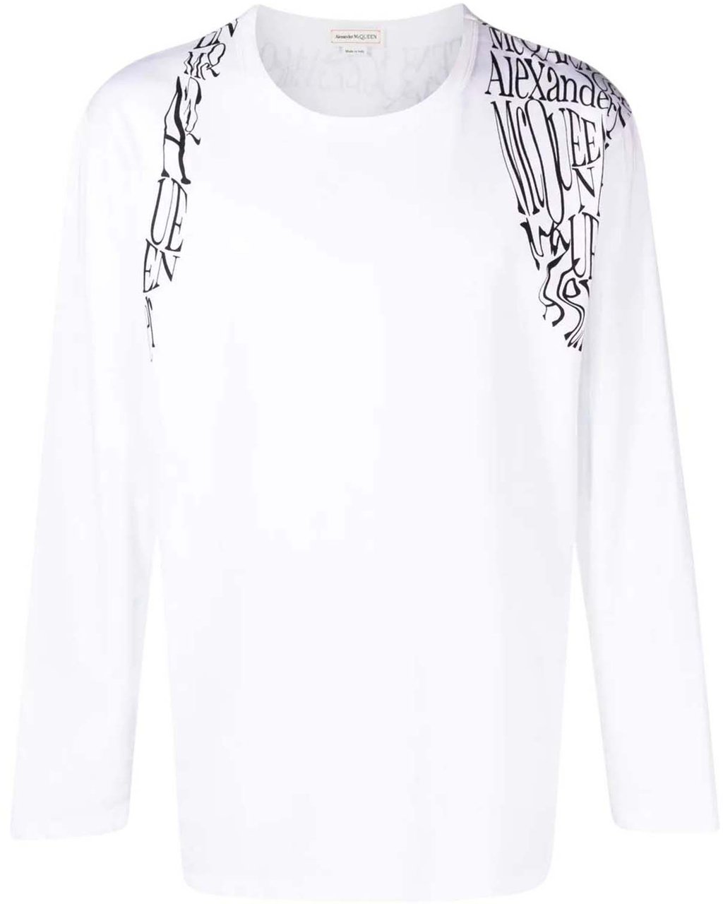 Alexander McQueen logo-print long sleeve T-shirt Divers