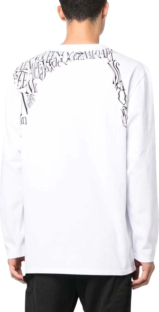 Alexander McQueen logo-print long sleeve T-shirt Divers