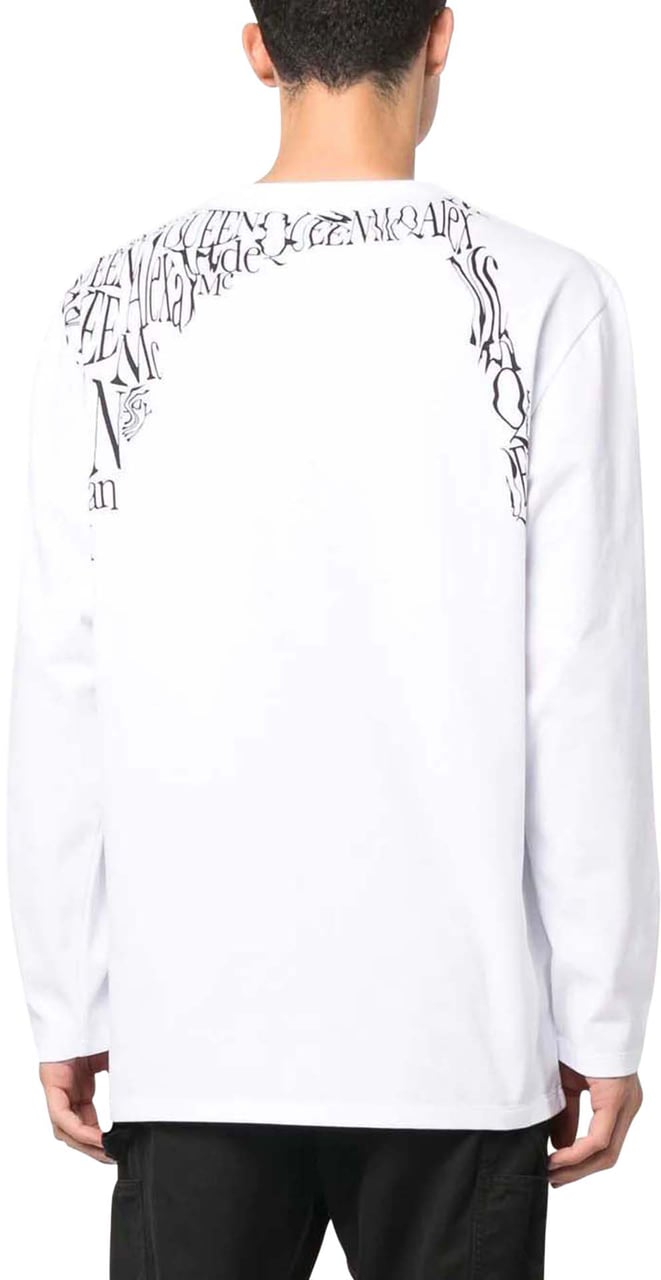 Alexander McQueen logo-print long sleeve T-shirt Divers