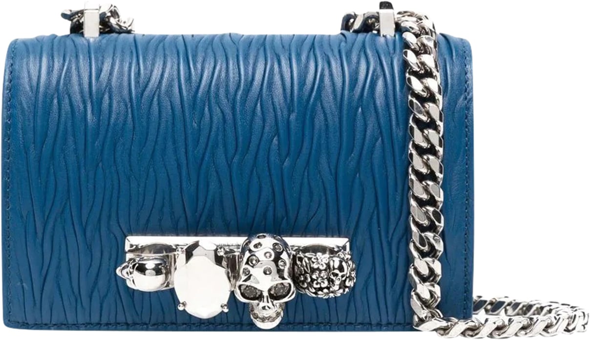 Alexander McQueen Four Ring leather satchel bag | Vanaf € 1890,-