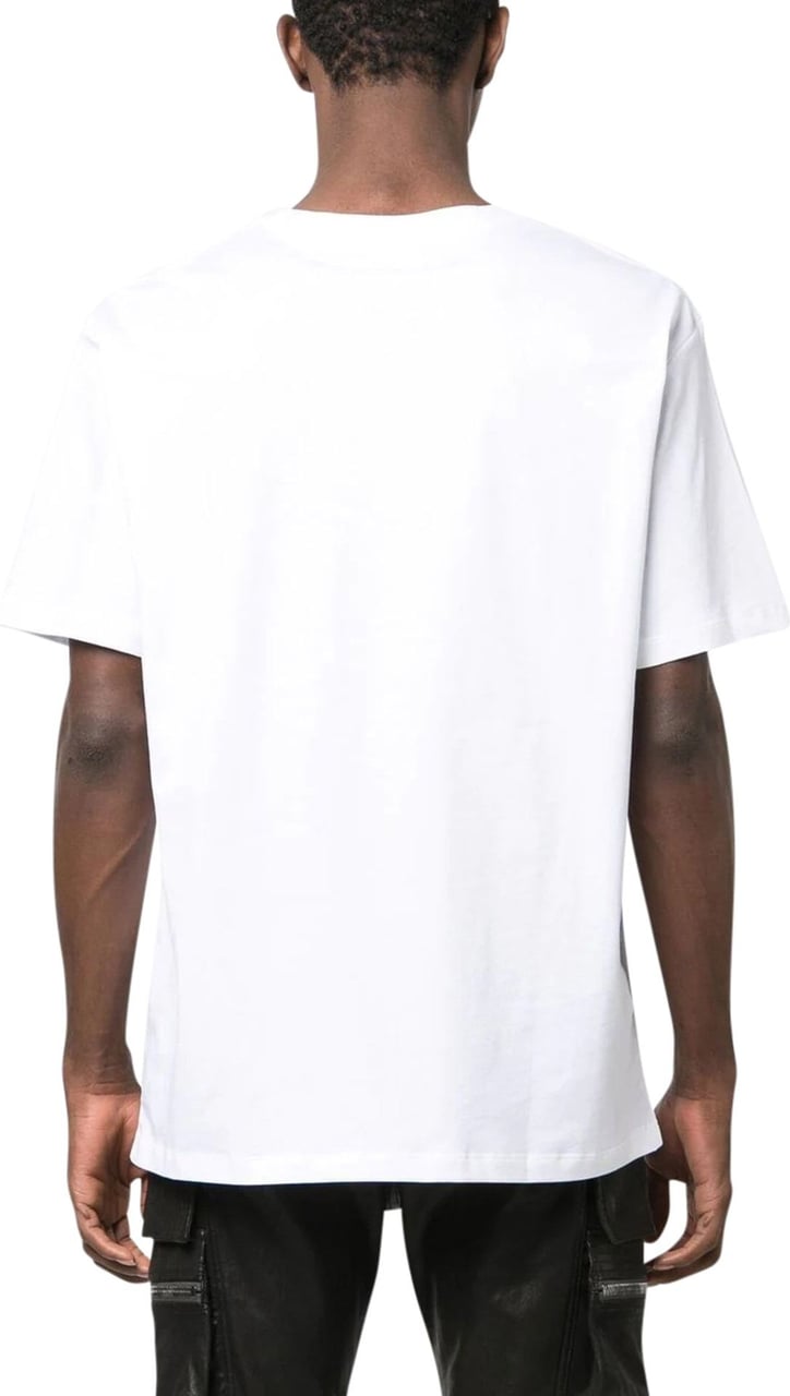 Balmain logo-print T-shirt Wit