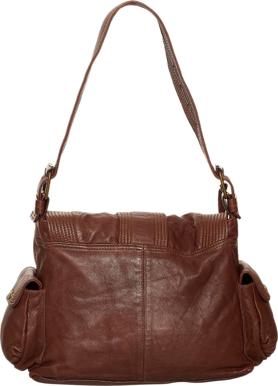Mulberry Leather Shoulder Bag Bruin