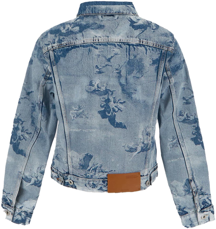 OFF-WHITE Denim Jacket Blauw