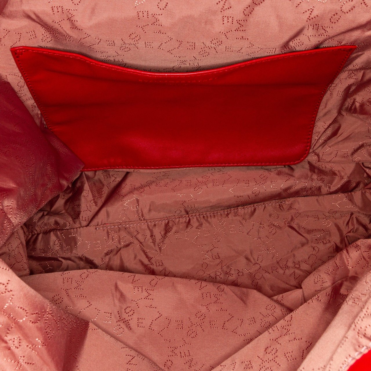 Stella McCartney Falabella Transparent Tote Bag Rood