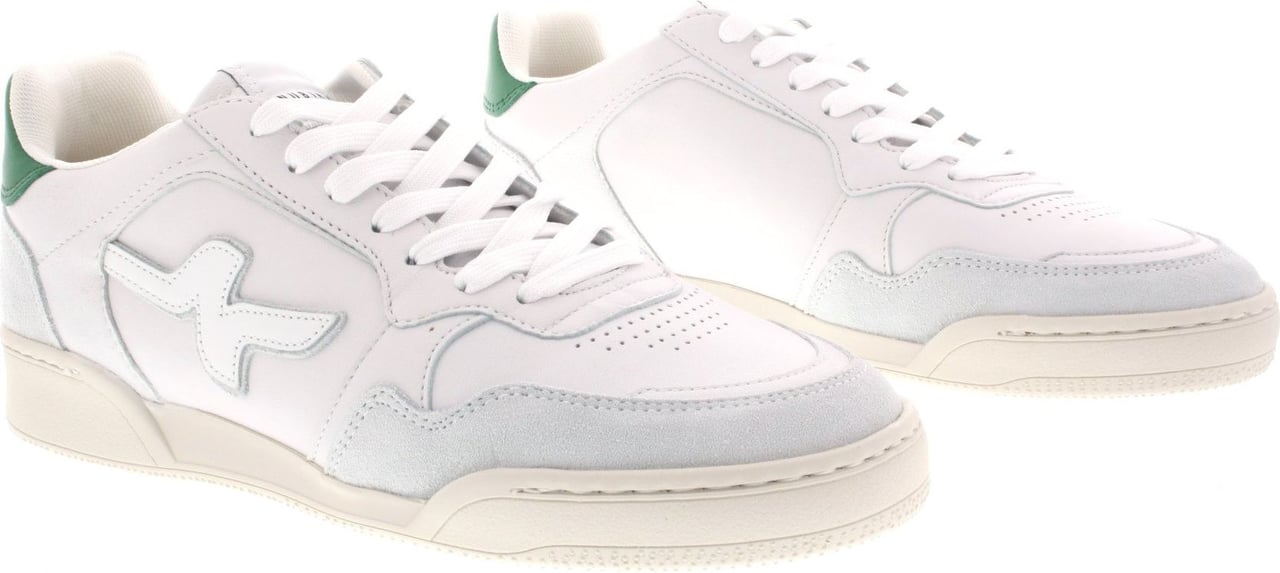 Nubikk Blueberry Pulse | Wit Groene Sneakers voor Heren Wit