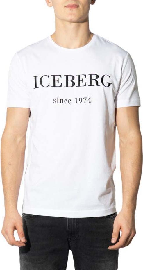 Iceberg 5D T-Shirt Heren Wit/Zwart Wit