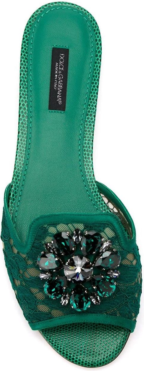 Dolce & Gabbana Sandals Green Groen