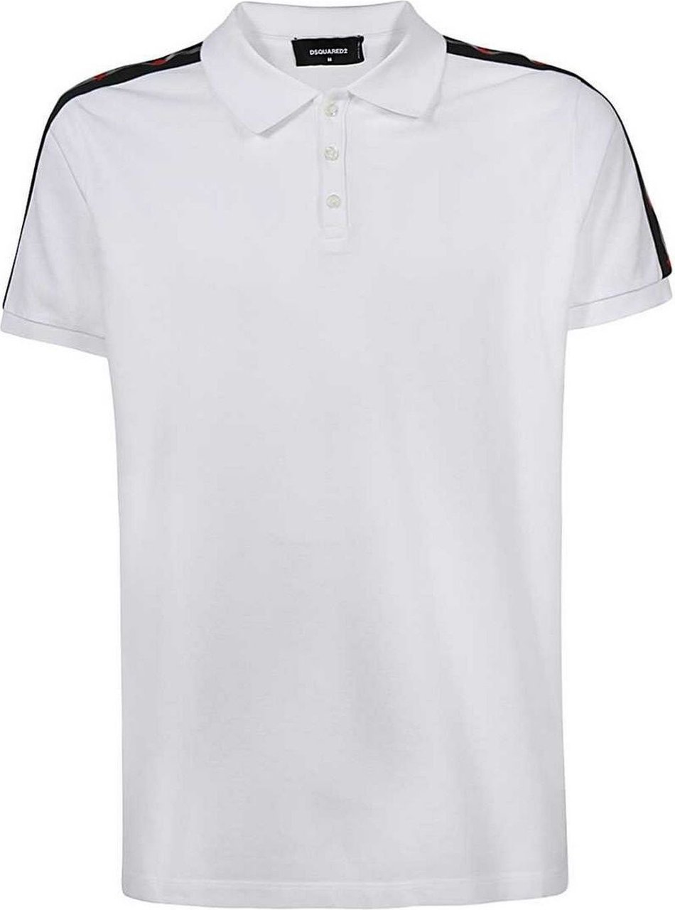 Dsquared2 Polos White Wit