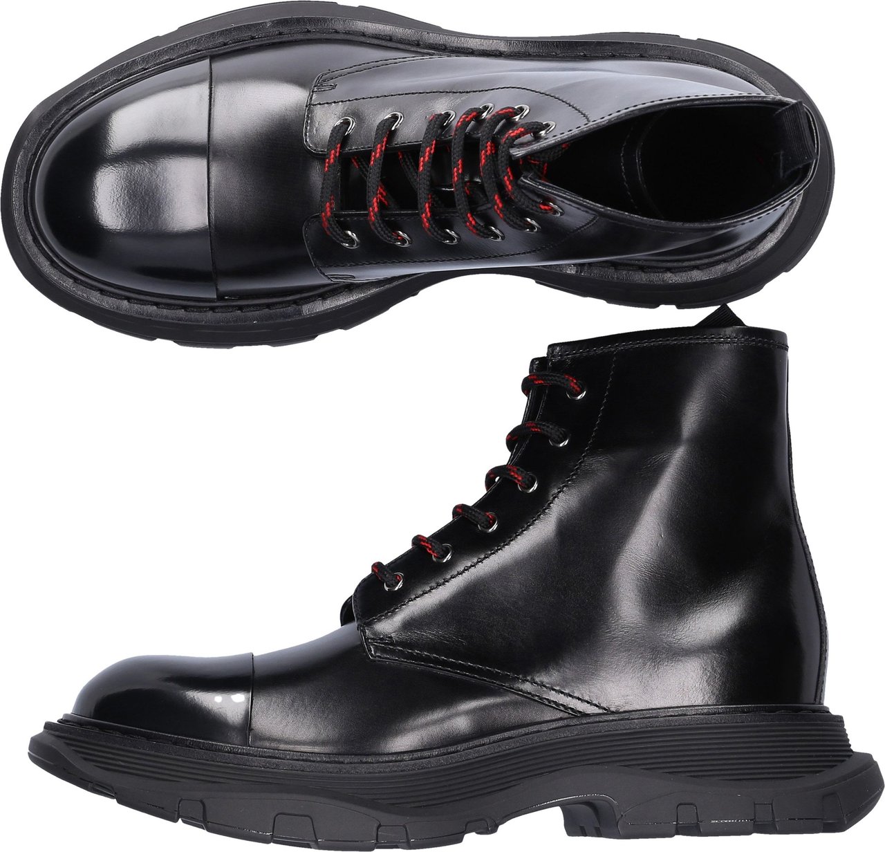 Alexander McQueen Men Lace-up Boots WHSW - Escalade Zwart