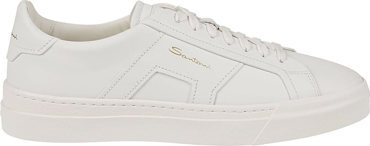 Santoni Dbs1 Low Top Sneakers White Wit