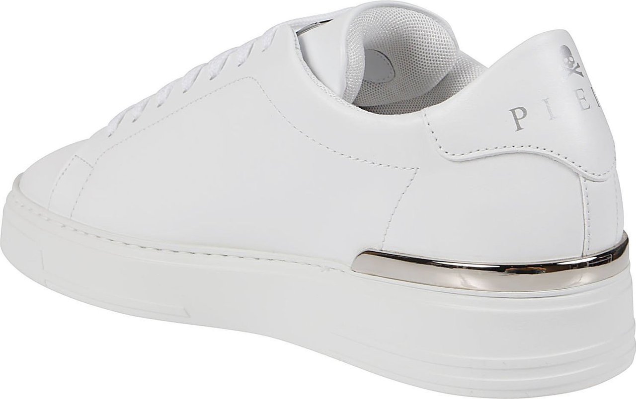 Philipp Plein Hexagon Low Top Sneakers White Wit