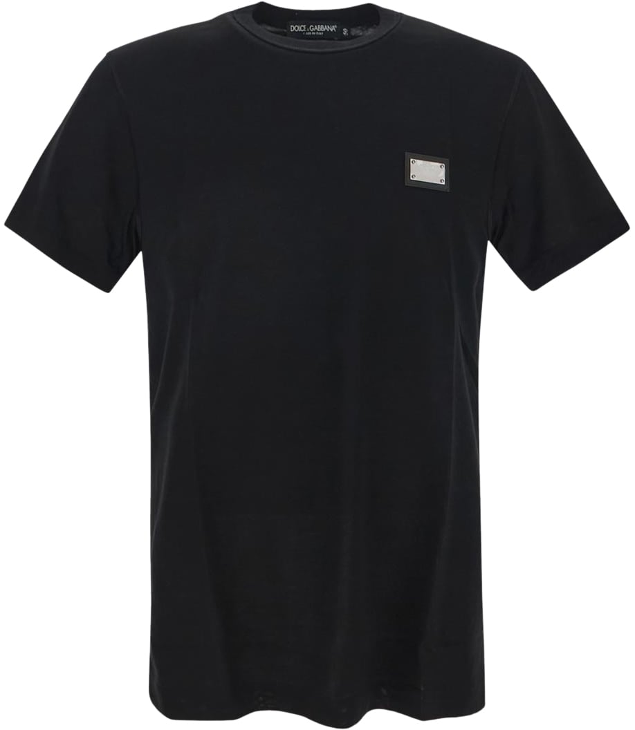 Dolce & Gabbana T-shirts And Polos Black Zwart