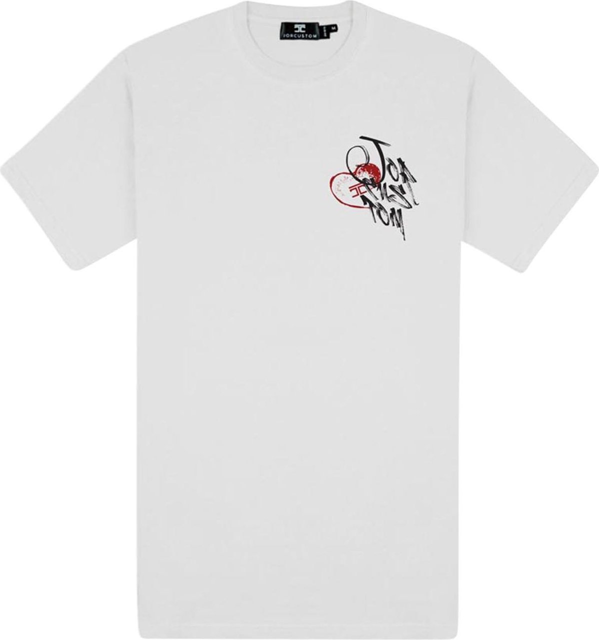 JORCUSTOM LoveAngel Slim Fit T-Shirt White Wit