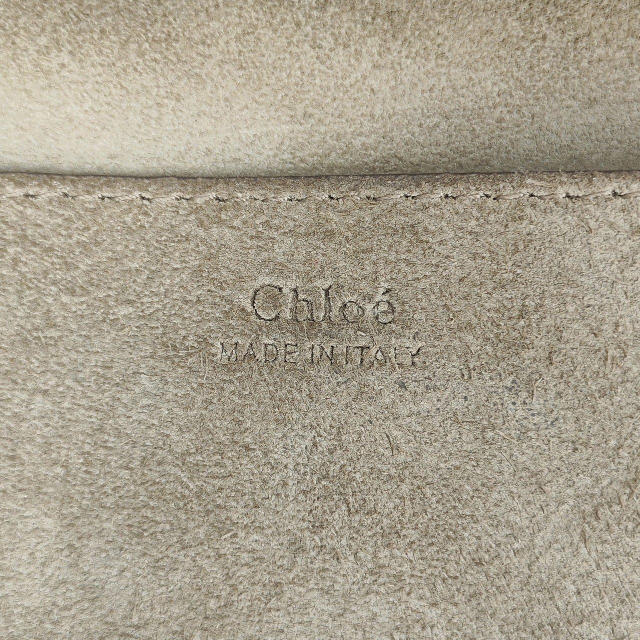 Chloé Drew Bijou Studded Leather Crossbody Bag Grijs