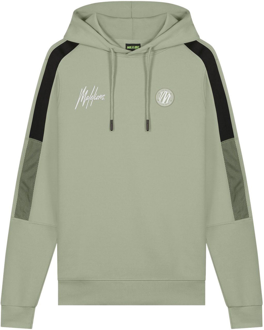 Malelions Transfer Hoodie - Moss Grey/Black Grijs