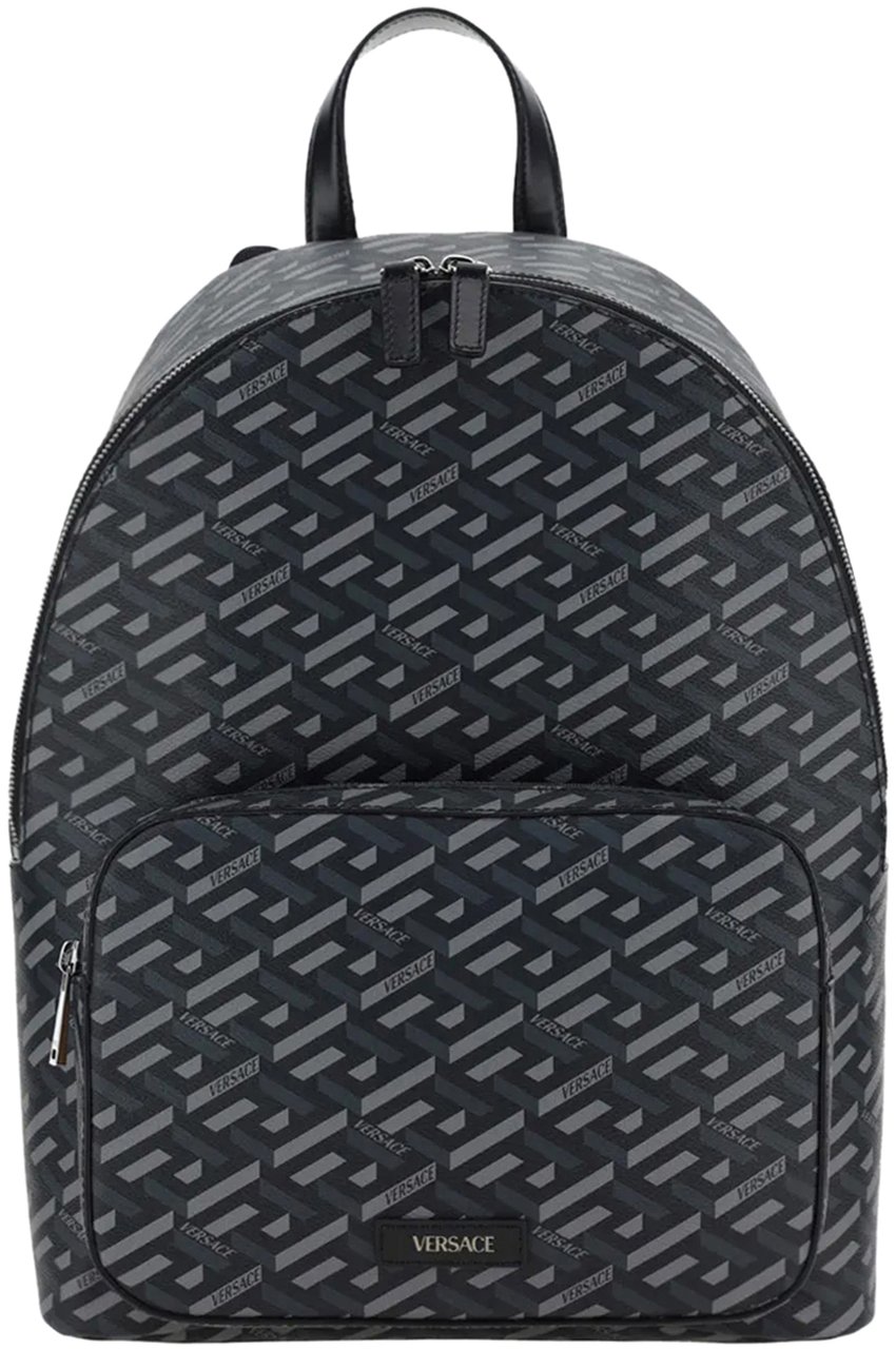 Versace monogram-print backpack Divers