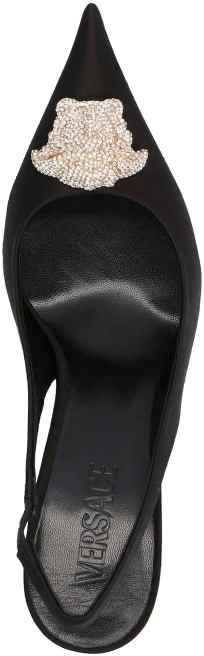 Versace La Medusa slingback pumps Zwart