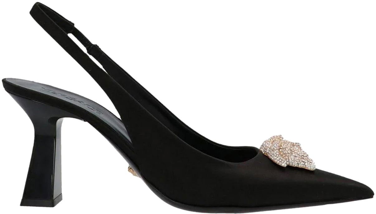Versace La Medusa slingback pumps Zwart
