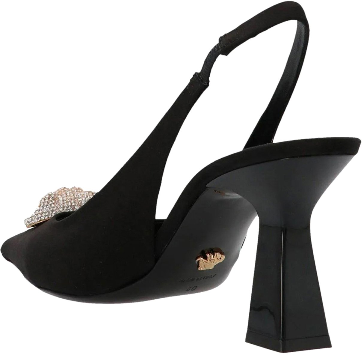 Versace La Medusa slingback pumps Zwart