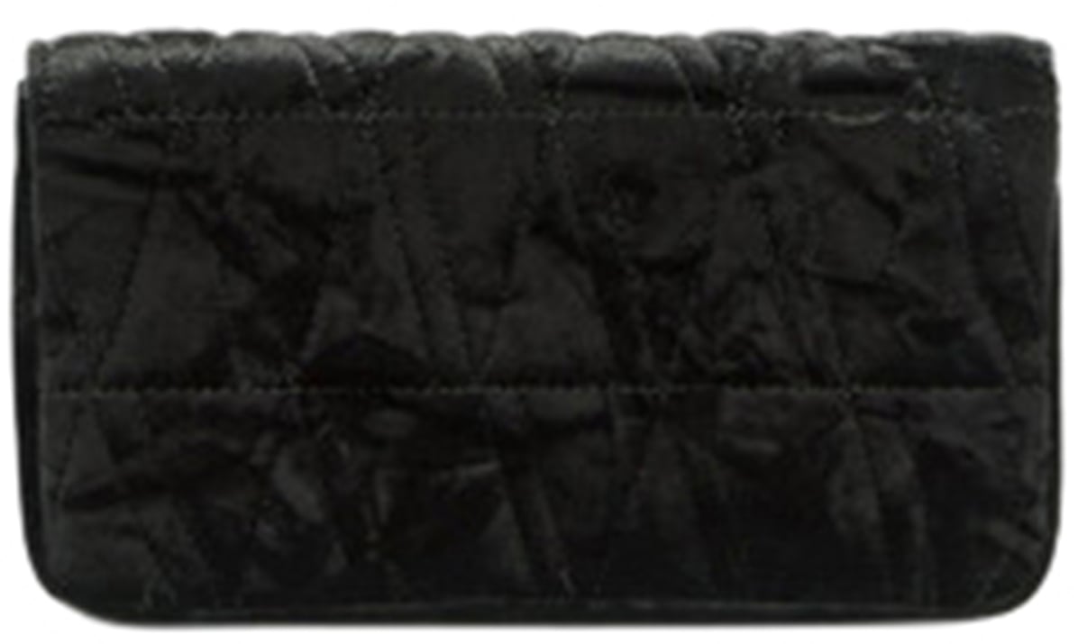 Versace Virtus velvet mini bag Zwart