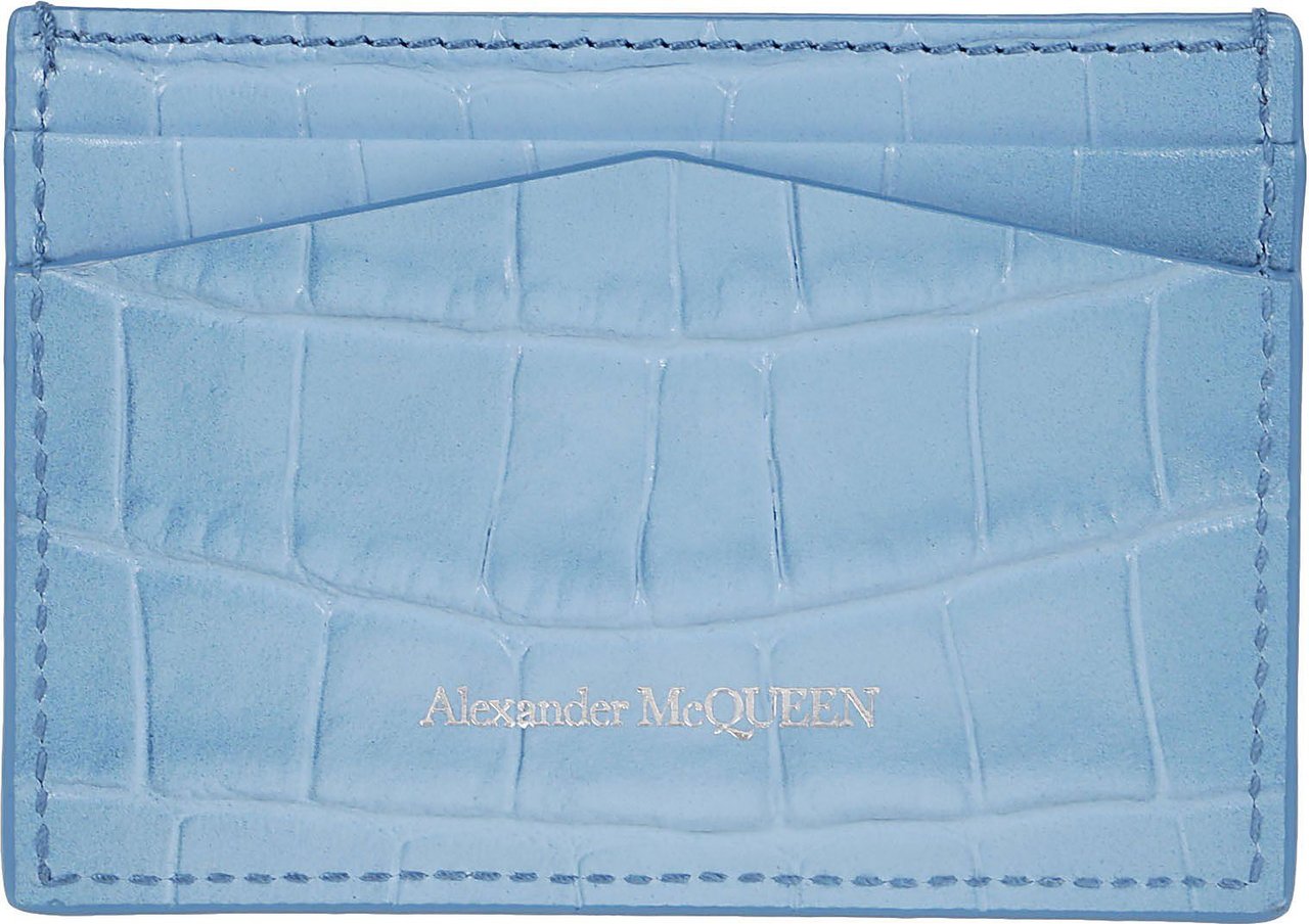 Alexander McQueen card holder Blauw