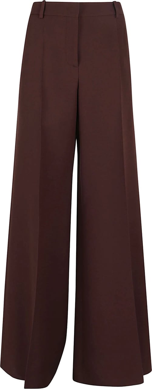 Valentino flared crepe couture pants Neutraal