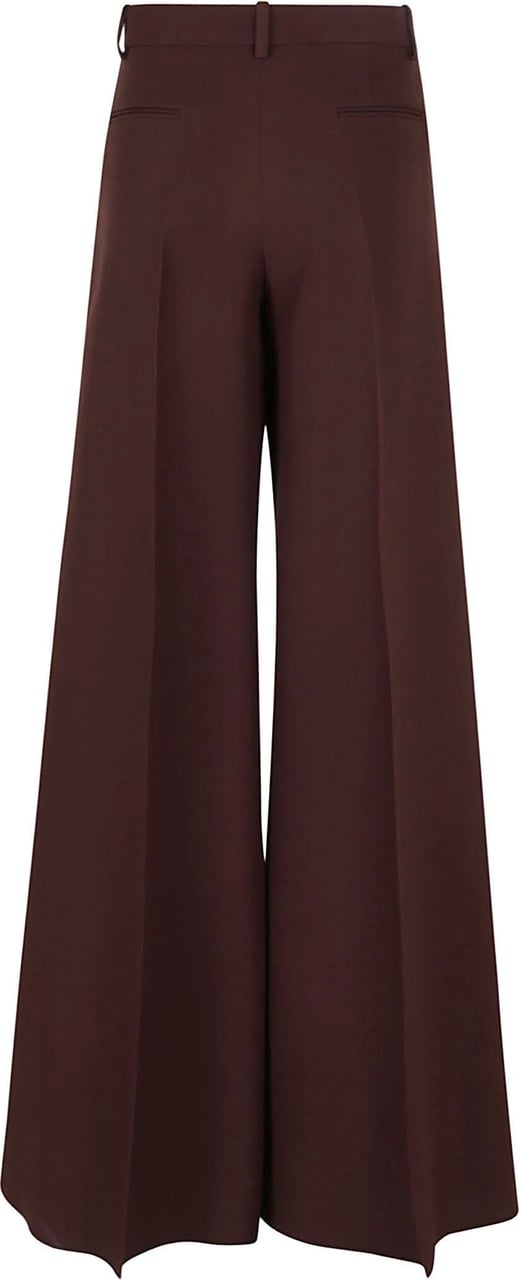 Valentino flared crepe couture pants Neutraal