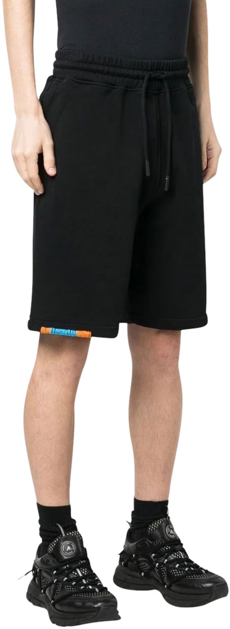 Marcelo Burlon Stitch Cross track shorts Zwart