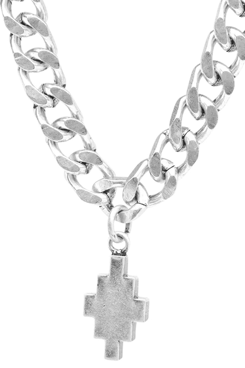 Marcelo Burlon Cross chain necklace Metallic
