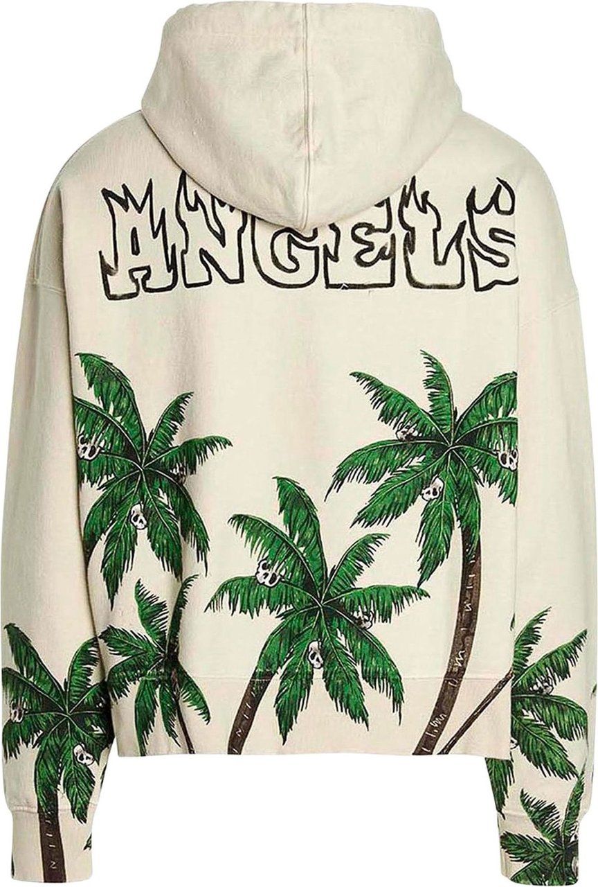 Palm Angels logo-print long-sleeve hoodie Divers