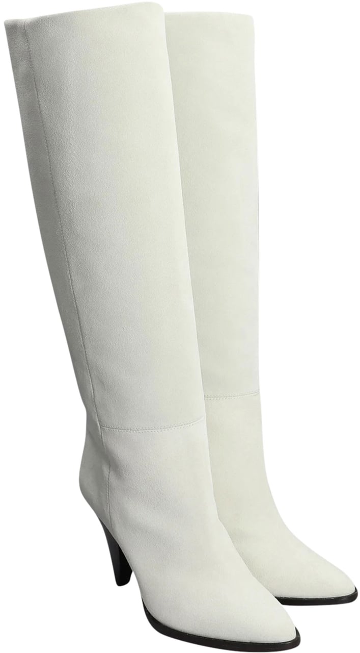Isabel Marant suede knee-high boots Wit