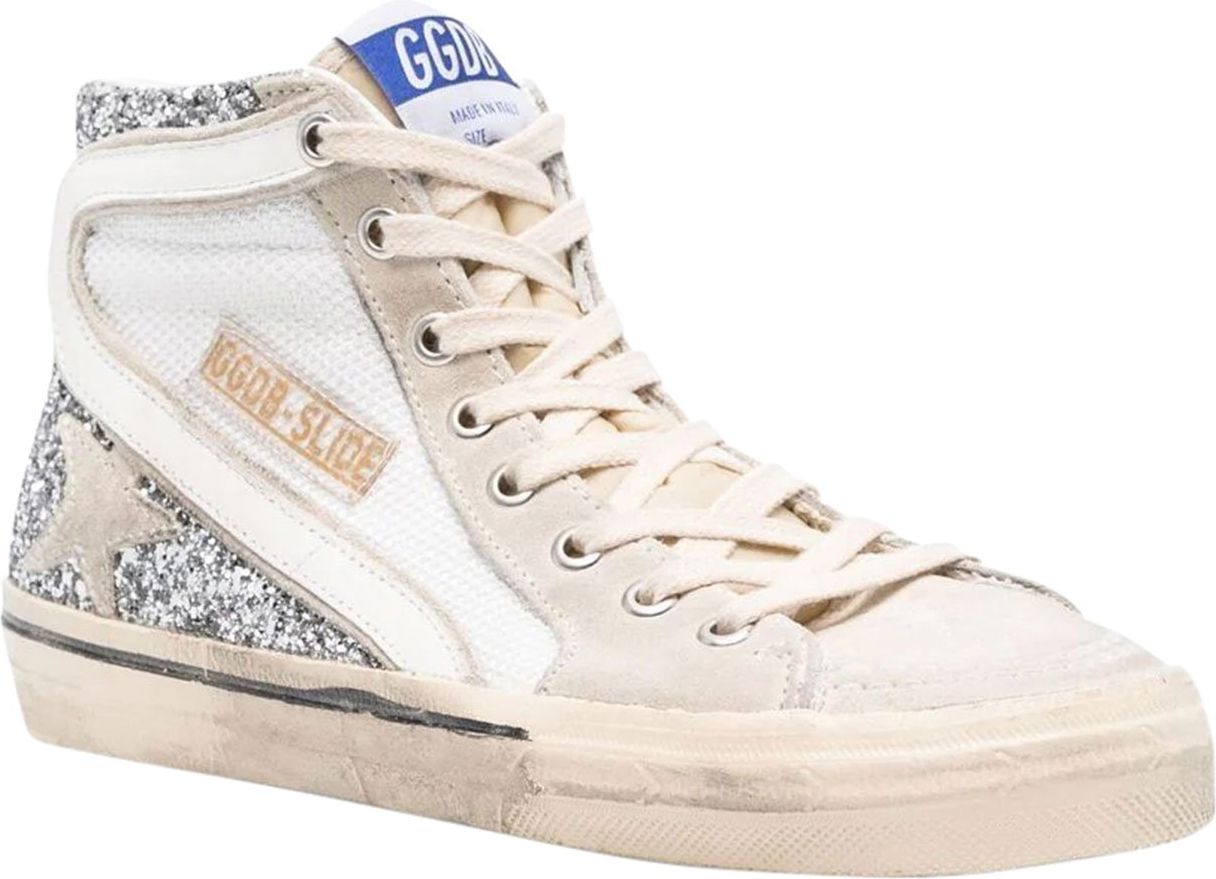 Golden Goose glitter-detail leather high-top sne Divers