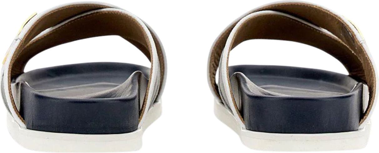 Thom Browne buckle crossover-strap sandals Blauw
