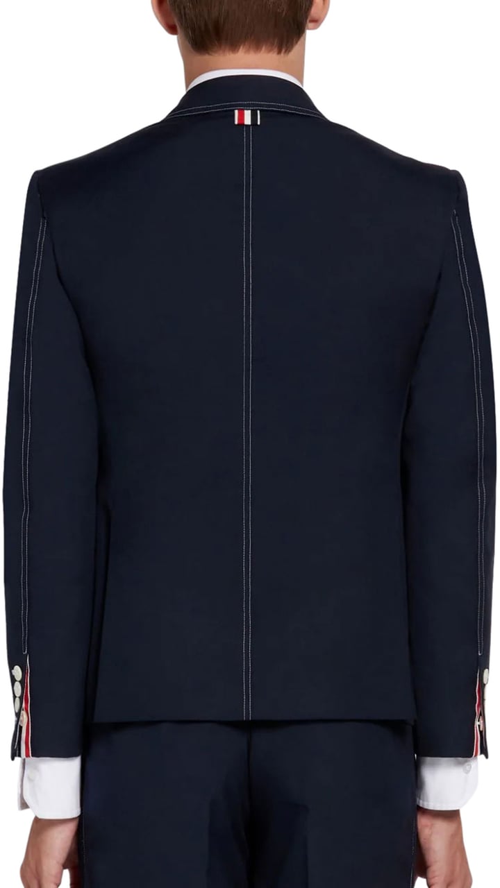 Thom Browne single-breasted blazer Blauw