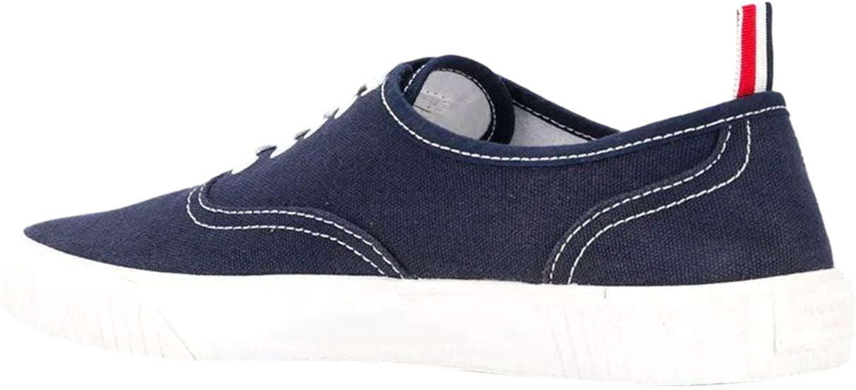 Thom Browne Heritage canvas sneakers Blauw