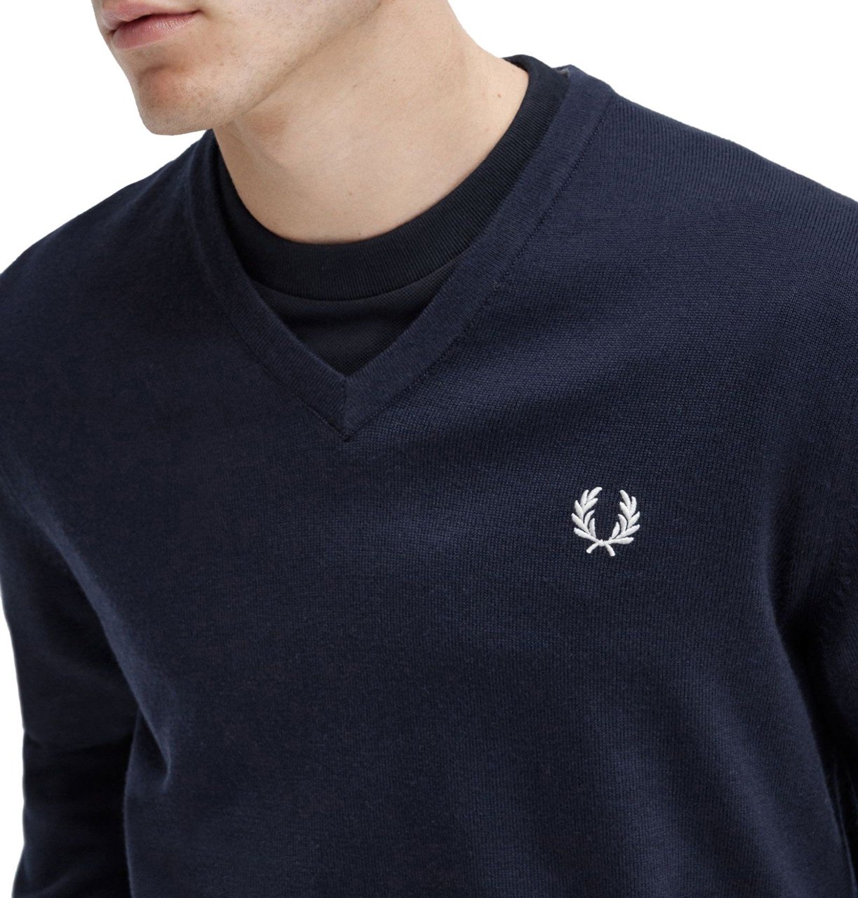 Fred Perry Sweaters Blue Blauw