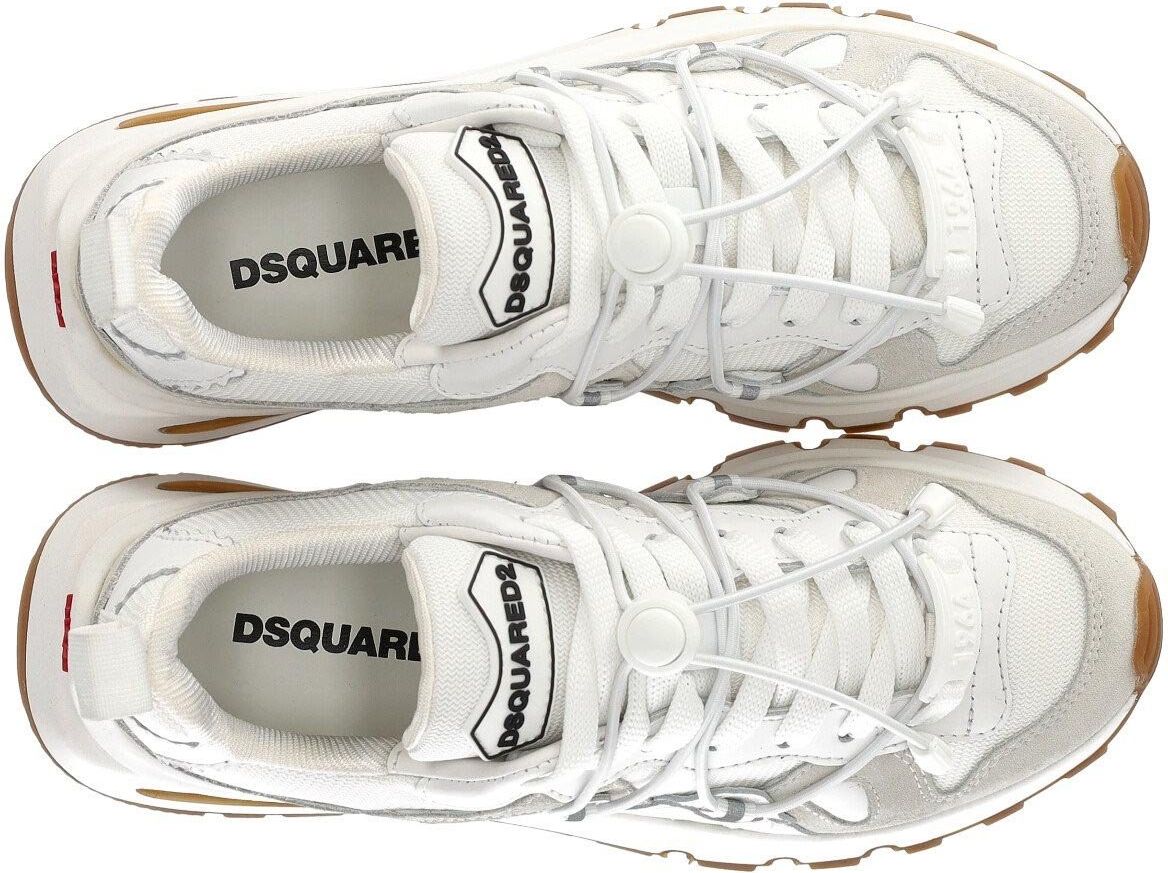 Dsquared2 Runds2 White Sneaker White Wit