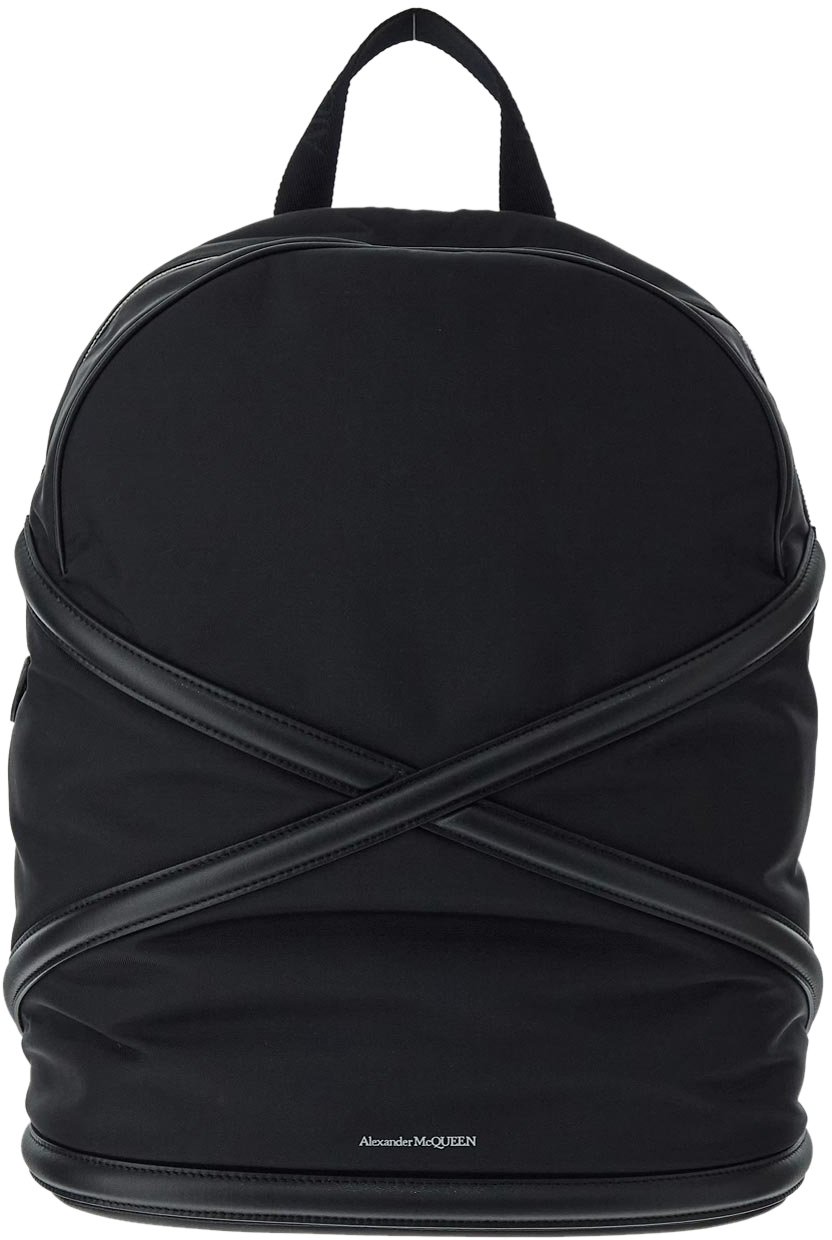 Alexander McQueen The Harness Backpack Zwart