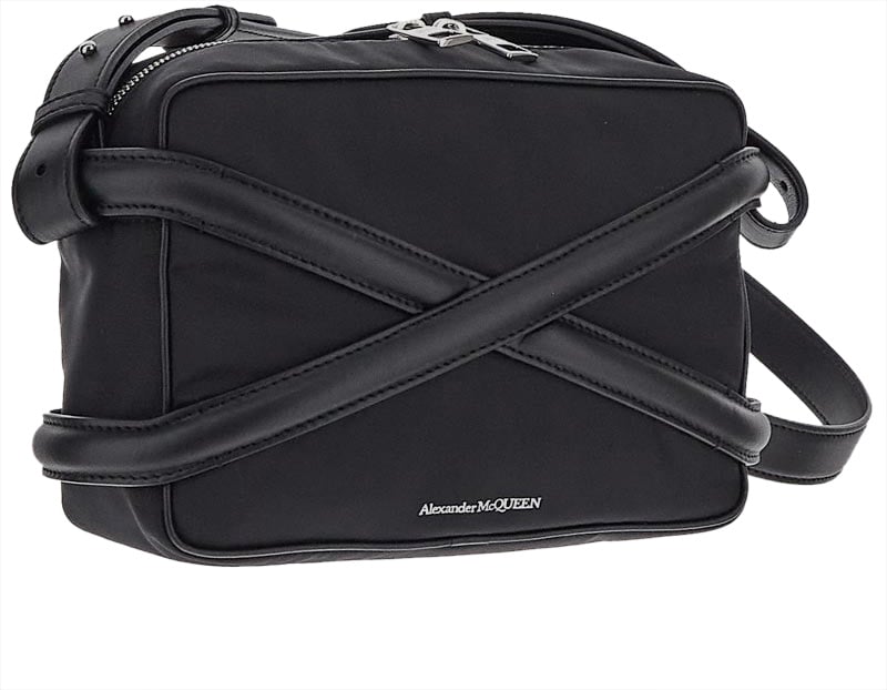 Alexander McQueen The Harness Camera Bag Zwart