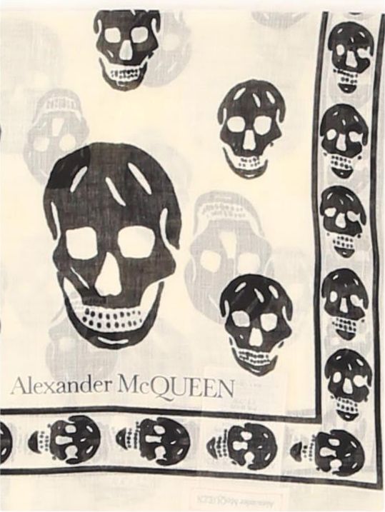 Alexander McQueen skull print scarf Divers