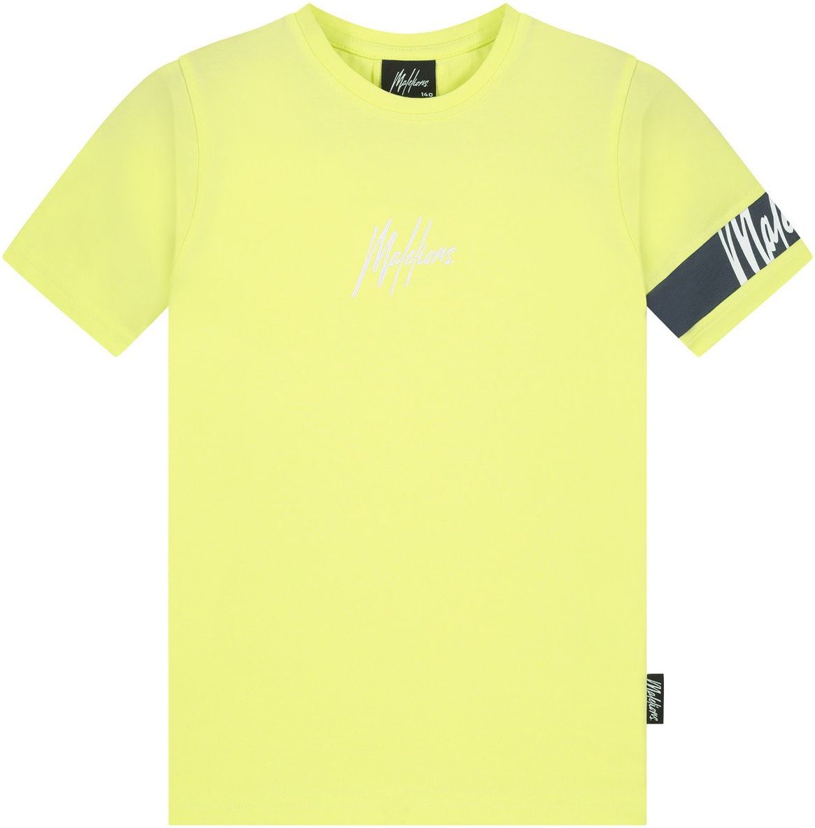 Malelions Junior Captain T-Shirt - Lime Geel
