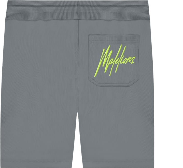 Malelions Sport Pre-Match Short - Grey/Neon Grijs