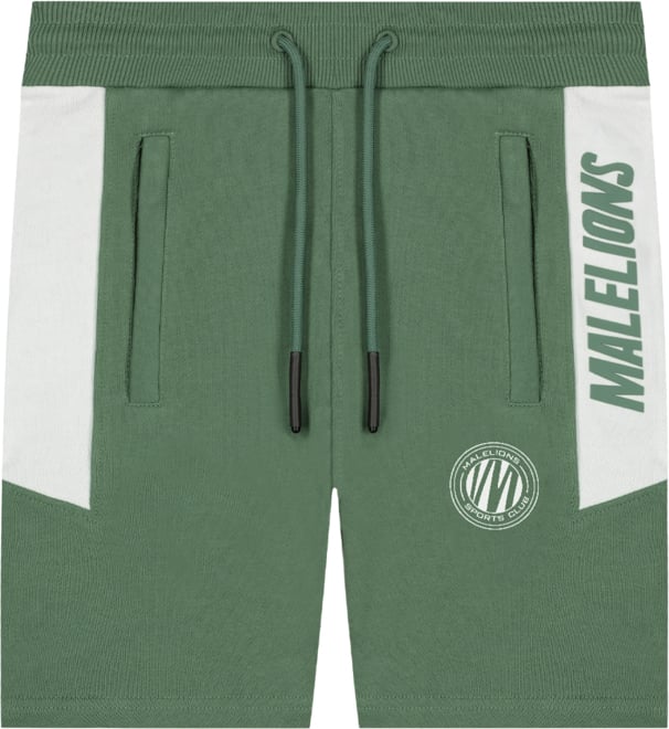 Malelions Junior Sport Coach Short - Army Groen