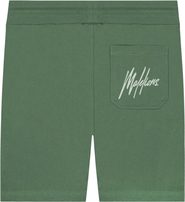 Malelions Junior Sport Coach Short - Army Groen