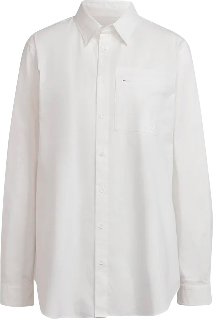 Y-3 chest patch pocket shirt Wit