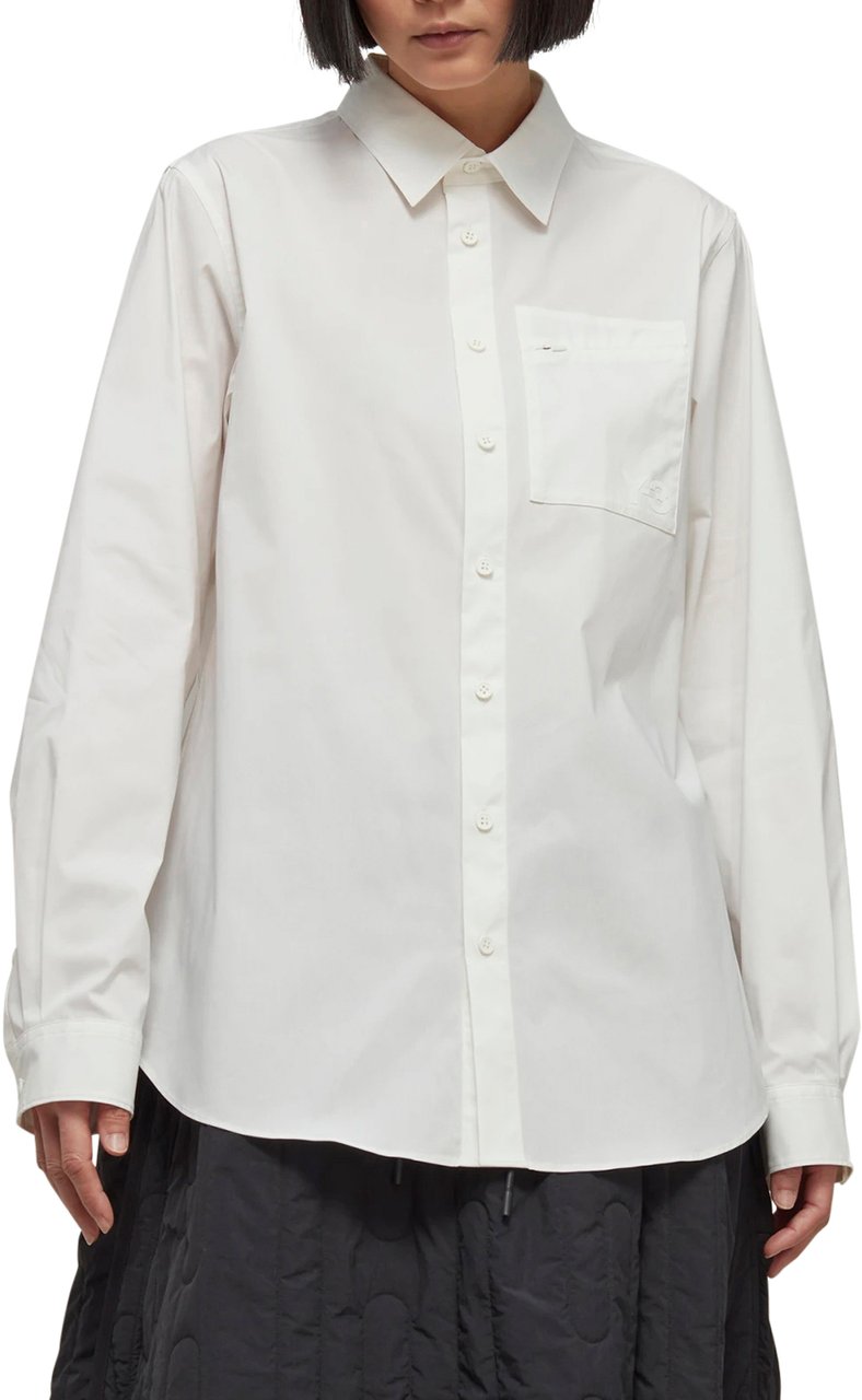 Y-3 chest patch pocket shirt Wit