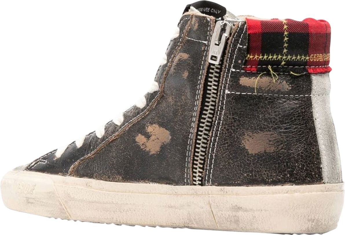 Golden Goose distressed-finish high-top sneakers Divers