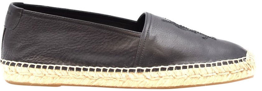 Saint Laurent Espadrille Black Zwart